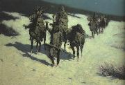 Frederic Remington, Trail of the Shod Horse (mk43)